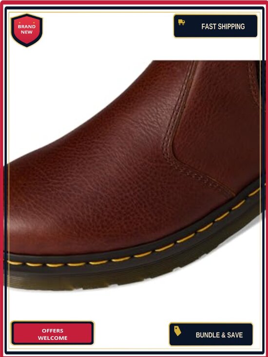 Leather Chelsea Boots Goodyear Welted Pull-On Ankle Boots main image 5